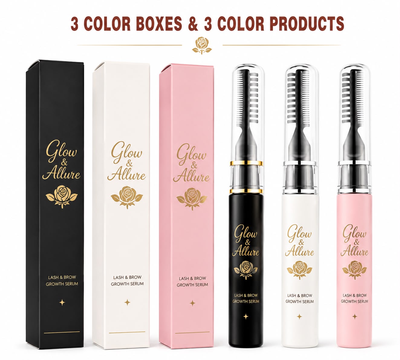 Glow & Allure Lash & Brow Growth Serum