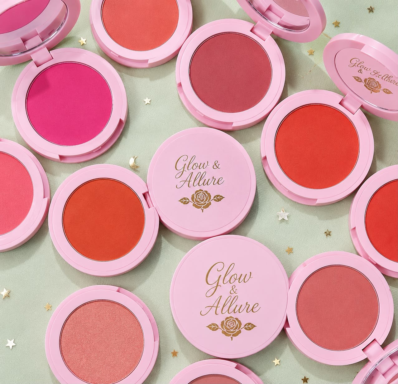 Glow & Allure Color Palette – Cheek & Lip Tint