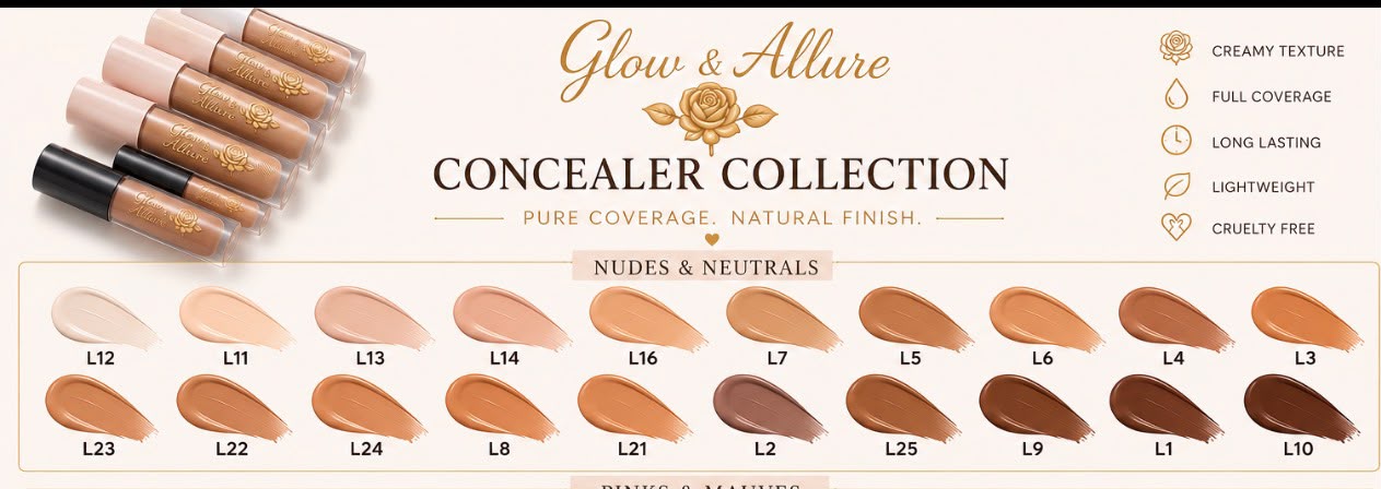 Glow & Allure Full Coverage Concealer